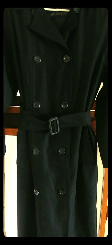 London Fog double breasted trench coat